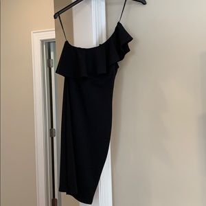 LULU’s one shoulder cocktail dress